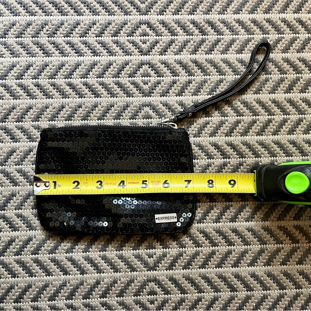 Express black sequin wristlet - Picture 3 of 5